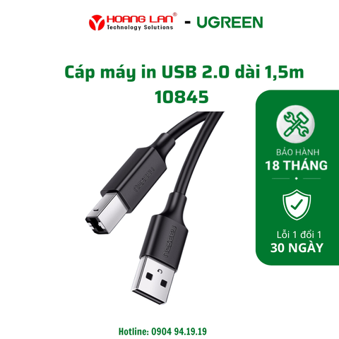 Cáp Máy In USB 1.5m Ugreen(10845)