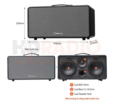 Loa Karaoke Arirang MB2 Pro+ Plus