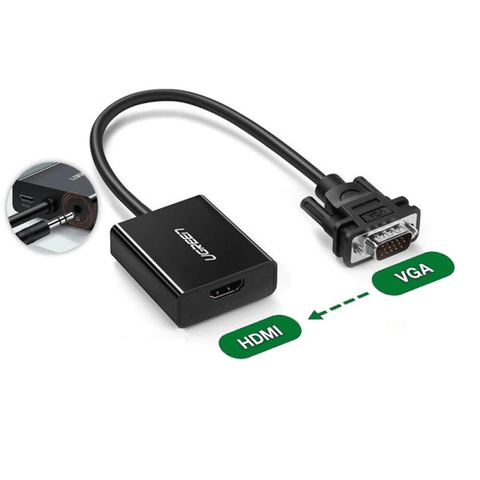 Bộ Chuyển Đổi VGA Sang HDMI + AudioDài 25cm Ugreen(50945)