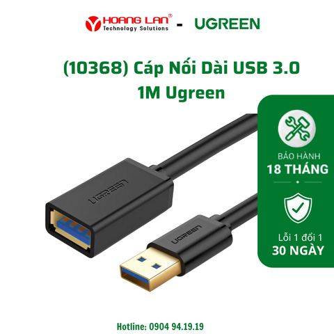 Cáp Nối Dài USB 3.0 1M Ugreen
