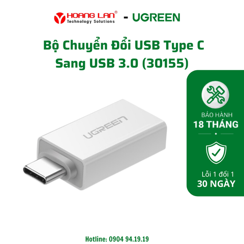 Bộ Chuyển Đổi USB Type C Sang USB 3.0 Ugreen(30155)
