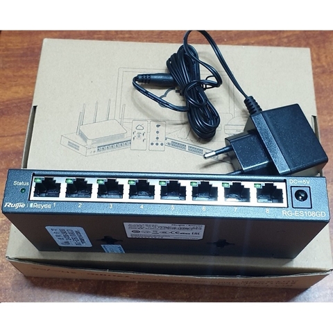 Switch 8 Port Ruijie RG-ES108GD 10/100/1000