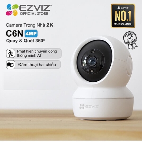 Camera EZVIZ IPC DS-2CV-C6N -4MP Wif có cổng LAN xoay 360