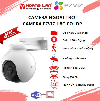 Camera EZVIZ IPC-H8C pro - 5MP wifi, quay Quét 360
