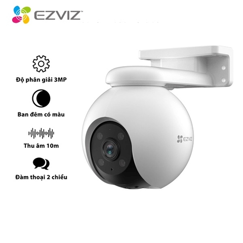 Camera EZVIZ IPC-H8C pro - 3MP wifi, quay nét 360