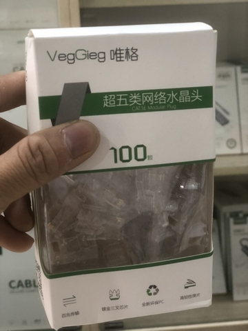 Hạt mạng Cat 5 VEGGIEG VE003