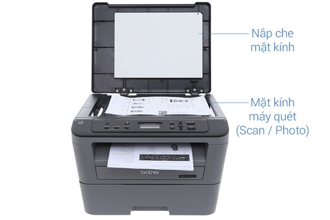 Máy in laser trắng đen đa năng Brother DCP-L2520D