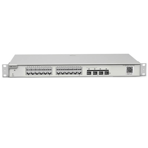 Switch nhánh 24 port Gigabit + PoE + cổng quang 10G RG-NBS3200-24GT4XS-P