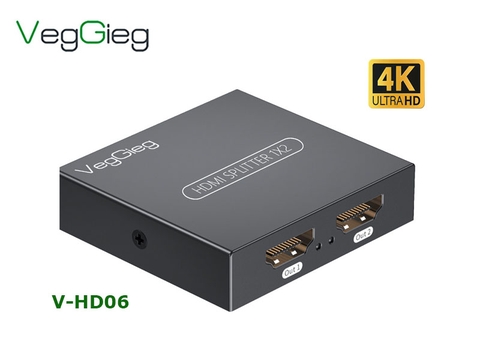 Bộ chia HDMI 1 ra 2 Veggieg Chính Hãng
