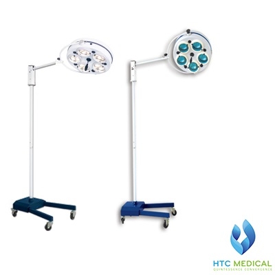 Đèn phẫu thuật di động 5 cụm 20 bóng Halogen KL05L.III