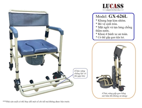 Ghế Bô Vệ Sinh Lucass GX-626L