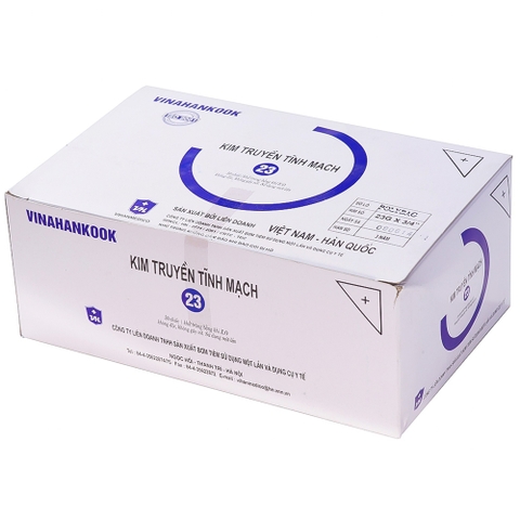 Kim truyền tĩnh mạch cánh bướm 23 và 25 Vinahankook (50 cây)