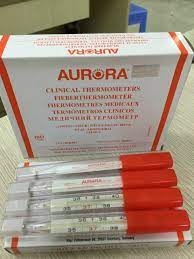Nhiệt kế đo thân nhiệt thủy ngân Aurora