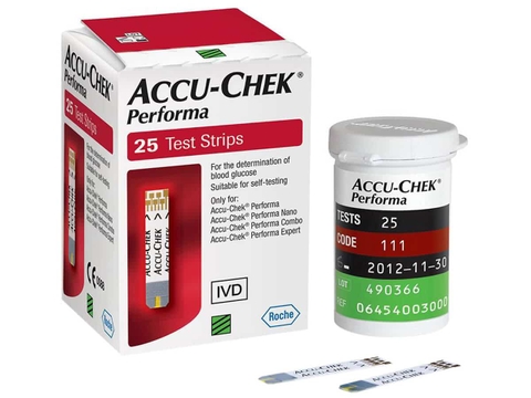 Que thử đường huyết Accu-chek Performa 25