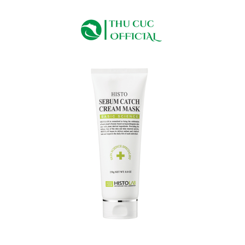 Mặt nạ kem giảm mụn Histolab Sebum Catch Cream Mask Basic Science 250g