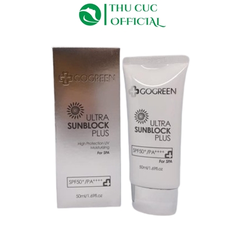 Kem chống nắng GoGreen Ultra SunBlock Plus 50ml SPF 50 PA+++