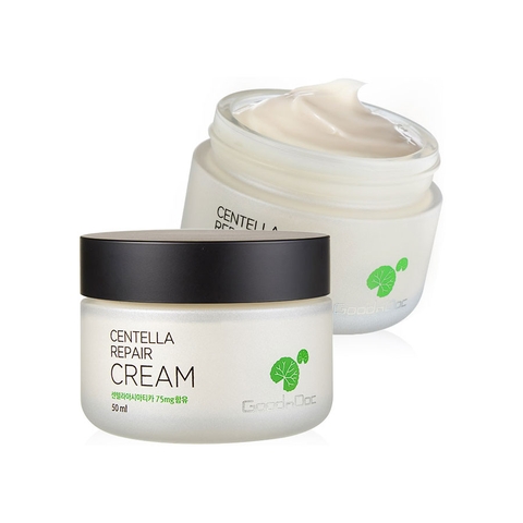 Kem Dưỡng Phục Hồi Da Rau Má GoodnDoc Centella Repair Cream 50ml