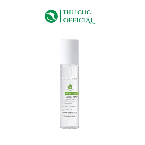 [Tặng mặt nạ] Nước hoa hồng da mụn Desembre Sensitive Calming Toner 150ml