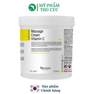 Kem Massage Vitamin C Skindom 1100g