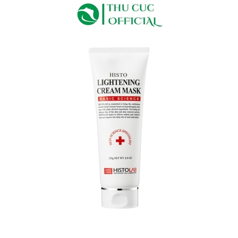 Mặt nạ kem ủ trắng Histolab Histo Lightening Cream Mask Basic Science 250g