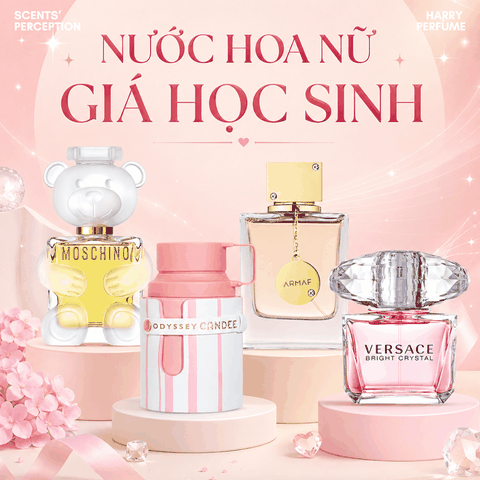 Top 10 nước hoa nữ giá học sinh thơm, chính hãng