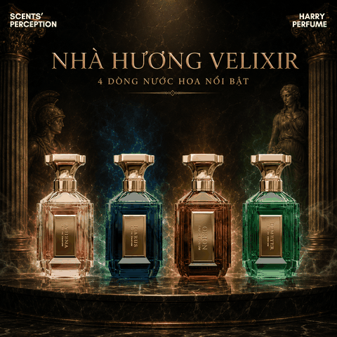 4 Dòng nước hoa Velixir đặc trưng, dễ dùng và được ưa chuộng