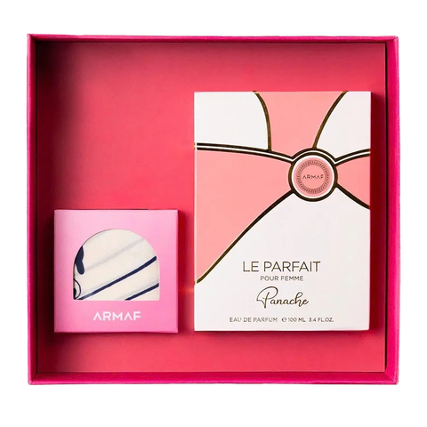 Set Armaf - Le Parfait Panache 105ml + Khăn choàng lụa + Thiệp