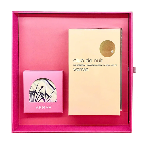 Set Armaf - Club de Nuit Woman EDP 105ml + Khăn choàng lụa + Thiệp