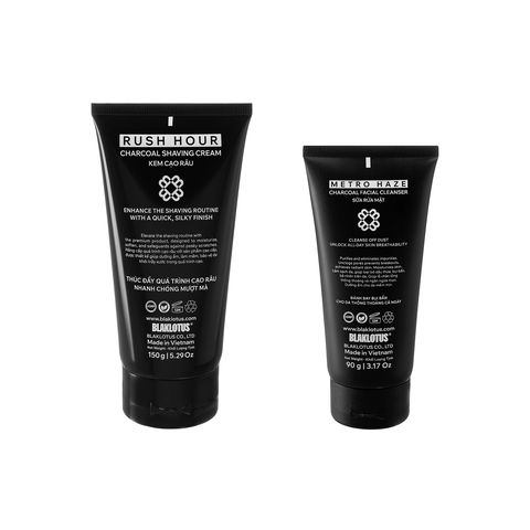 COMBO KEM CẠO RÂU VÀ SỮA RỬA MẶT BLAKLOTUS