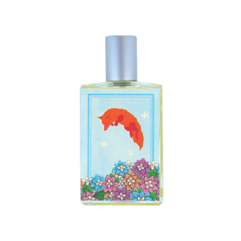 Fox In The Flowerbed