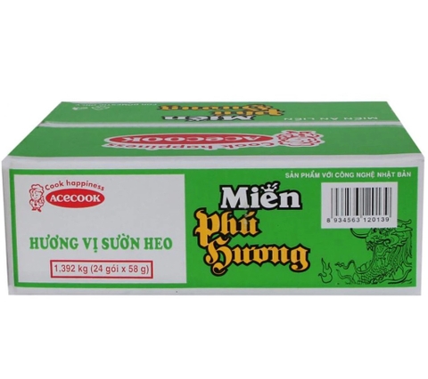 Miến Phú Hương Vị Sườn Heo thùng 24 gói x 55g