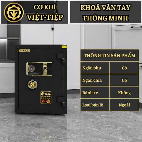 KÉT VIỆT TIỆP K65VT_KHOÁ VÂN TAY_55Kg