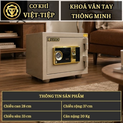 KÉT VIỆT TIỆP K20VT_KHOÁ VÂN TAY_20Kg