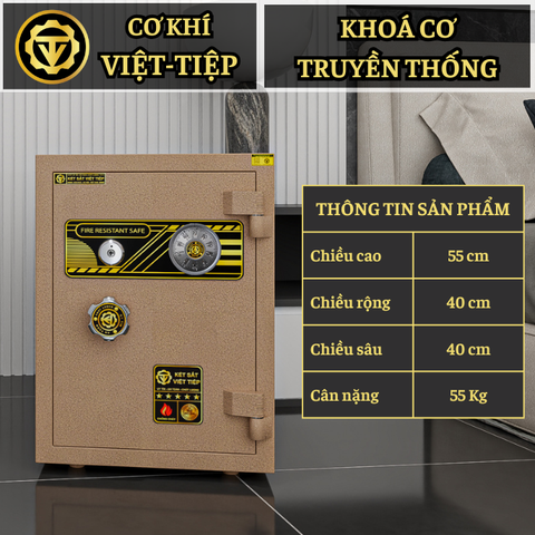 KÉT VIỆT TIỆP K65C_KHOÁ CƠ_55Kg