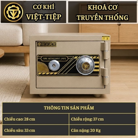 KÉT VIỆT TIỆP K20C_KHOÁ CƠ_20Kg