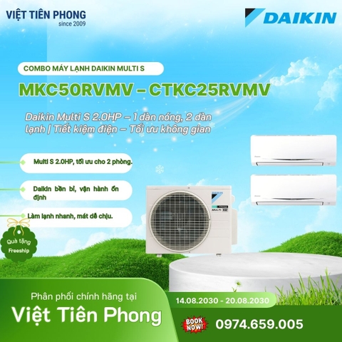 Máy lạnh Daikin Multi S MKC50RVMV – CTKC25RVMV chính hãng