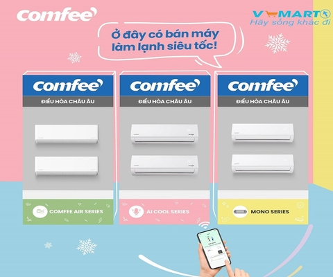 Tất tần tật về các dòng máy lạnh Comfee đang có mặt trên thị trường
