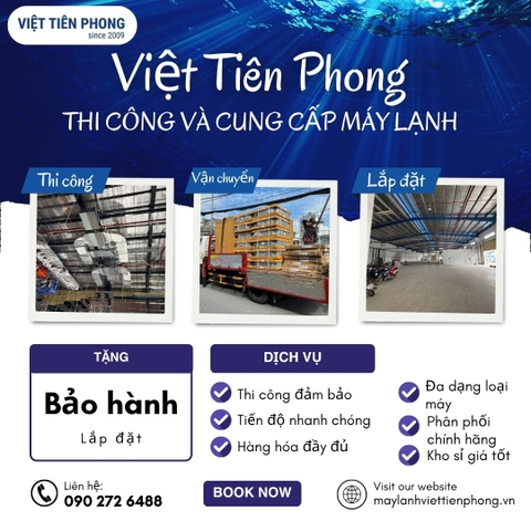 Việt Tiến Phong – Thi công và cung cấp máy lạnh chuyên nghiệp