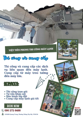 Việt Tiên Phong – Đơn Vị Thi Công & Cung Cấp Máy Lạnh Uy Tín Tại TP.HCM