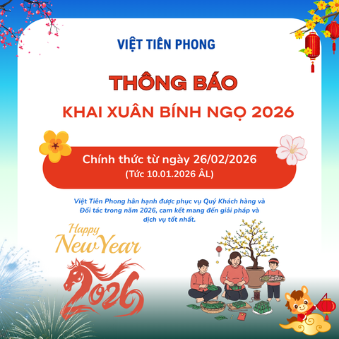 THÔNG BÁO KHAI XUÂN BÍNH NGỌ 2026 – MÁY LẠNH VIỆT TIÊN PHONG CHÍNH THỨC HOẠT ĐỘNG TRỞ LẠI