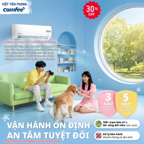 Máy Lạnh Comfee – Vận Hành Ổn Định, An Tâm Tuyệt Đối | Việt Tiên Phong