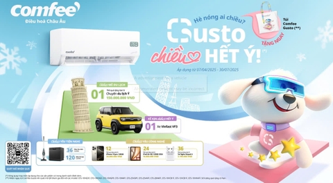🌟 COMFEE TUNG CHƯƠNG TRÌNH KHUYẾN MÃI MÙA HÈ 2025 – QUAY LÀ TRÚNG, MUA LÀ CÓ QUÀ!