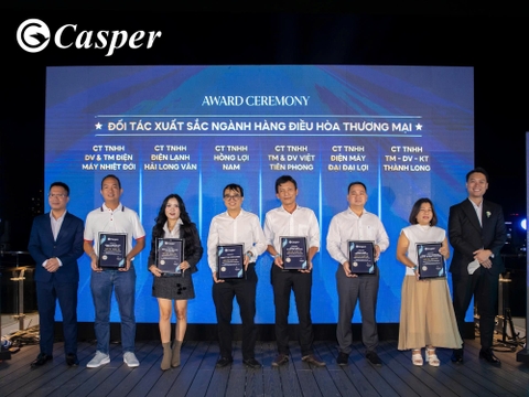 Việt Tiên Phong được vinh danh Đối tác xuất sắc ngành hàng điều hòa thương mại Casper 2026