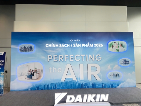 Việt Tiên Phong tham dự Hội thảo Chính sách & Sản phẩm Daikin 2026 tại Daikin Air Tower