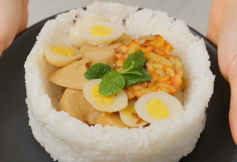 TÔM KHO TRỨNG THUẦN CHAY