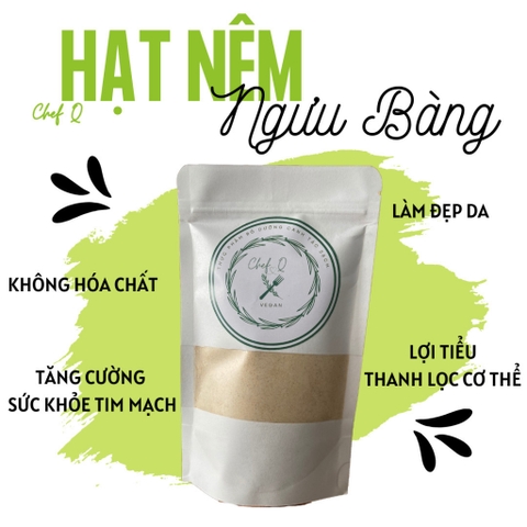 Hạt nêm dưỡng sinh ngưu báng từ nguyên liệu thiên nhiên