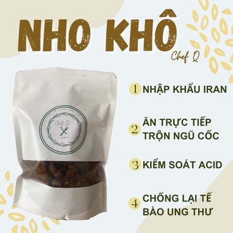 Nho khô Iran ngon thượng hạng nhập khẩu chính ngạch