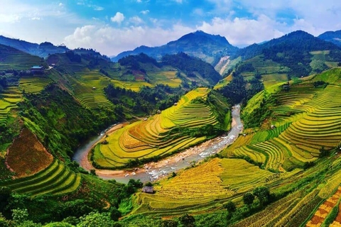 TOUR MÙ CANG CHẢI 3 NGÀY 2: HÀ NỘI - TRẠM TẤU - CU VAI