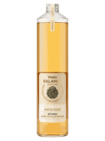 Vivazz Balance - Nước trái cây có chất xơ và lợi khuẩn - vị Atiso - 330 ml