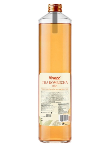 Vivazz trà Kombucha - Đào - 330 ml